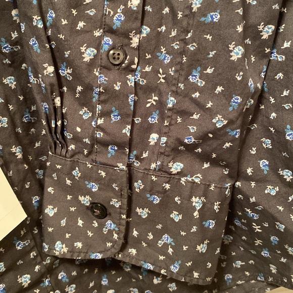 Brand New The Men’s Store Bloomingdale’s Charcoal Patterned Shirt…size L - Picture 3 of 5